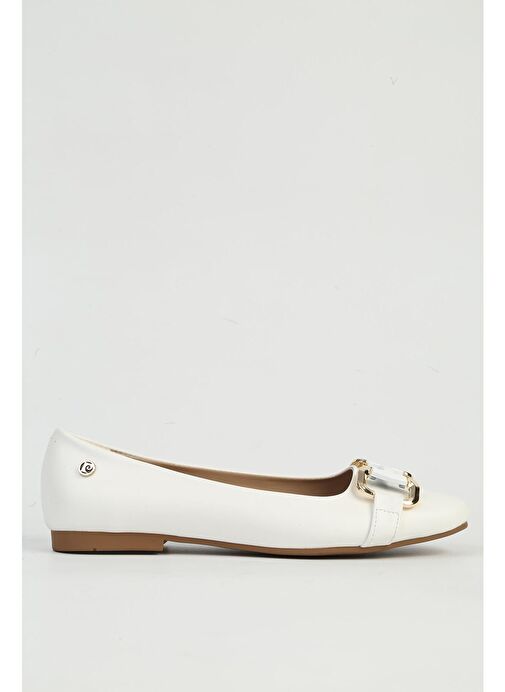 Pierre Cardin Beyaz Kadın Babet PC-54746 - Görsel 2