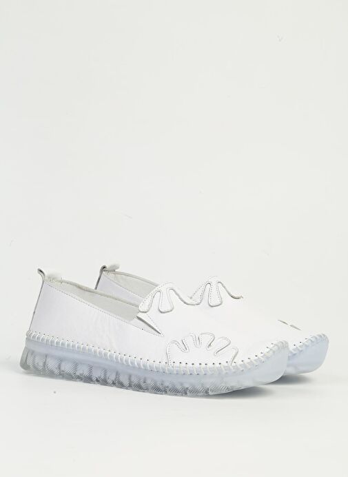 Pierre Cardin Beyaz Kadın Spor Ayakkabı PC-54763 - Görsel 4
