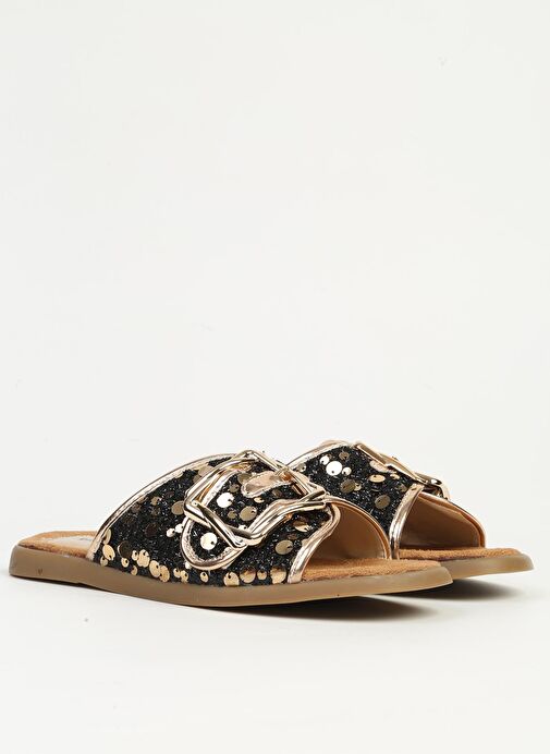 Pierre Cardin Altın Kadın Terlik PC-54774 - Görsel 3