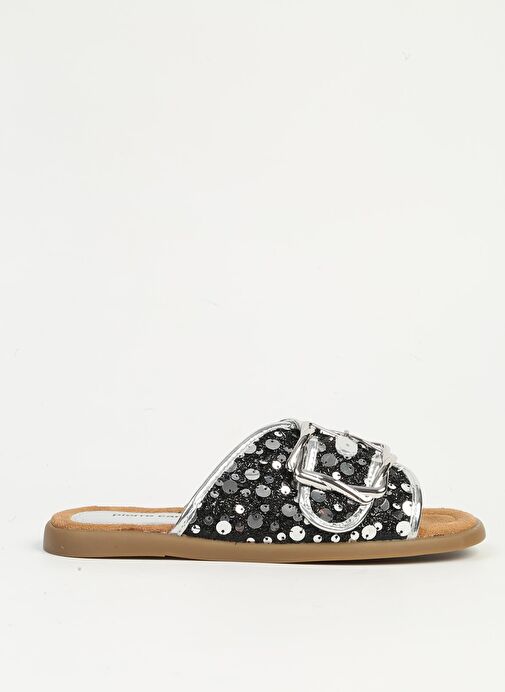 Pierre Cardin Gümüş Kadın Terlik PC-54774 - Görsel 2