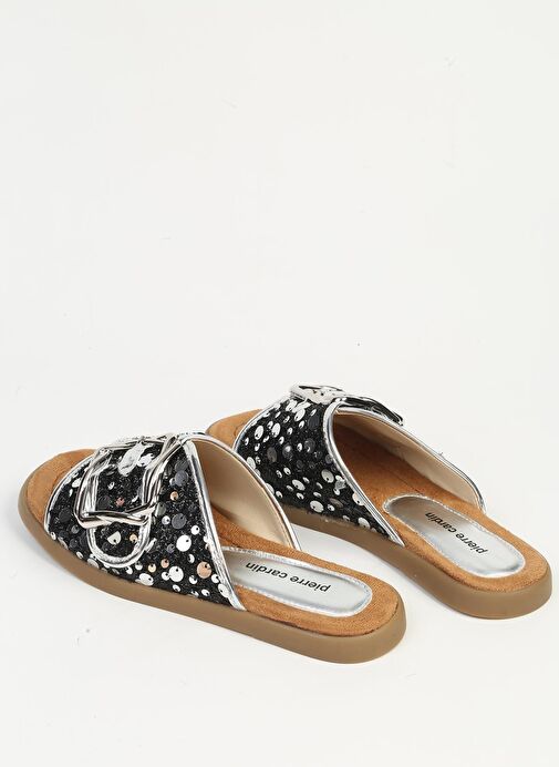 Pierre Cardin Gümüş Kadın Terlik PC-54774 - Görsel 4