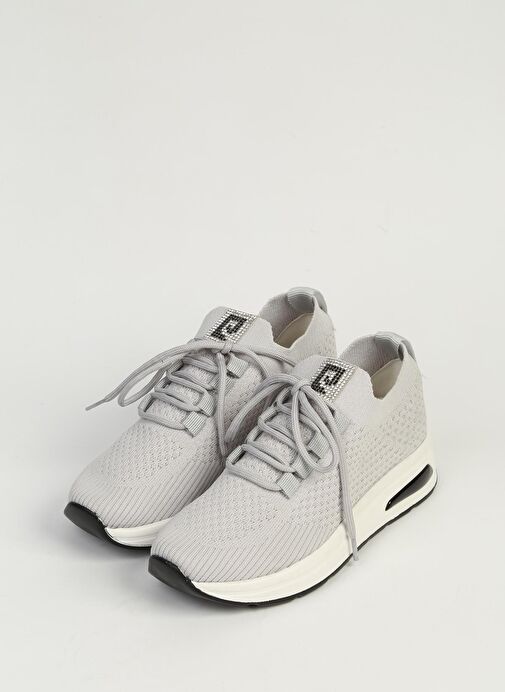 Pierre Cardin Gri Kadın Spor Ayakkabı PC-54778 - Görsel 5