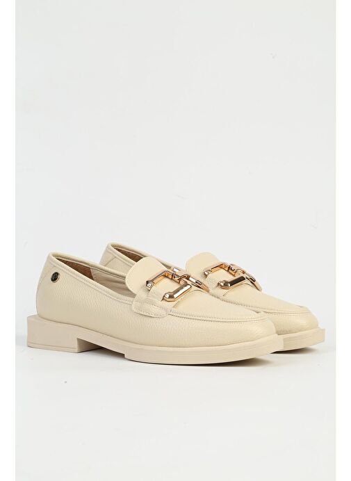Pierre Cardin Bej Kadın Loafer PC-54782-Bej - Görsel 3