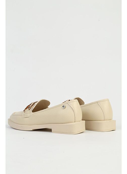 Pierre Cardin Bej Kadın Loafer PC-54782-Bej - Görsel 4