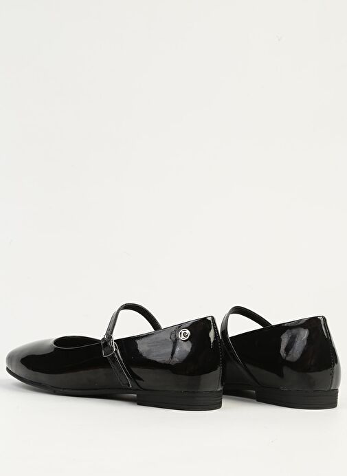 Pierre Cardin Siyah Rugan Kadın Günlük Babet Ayakkabı PC-54810 - Görsel 4