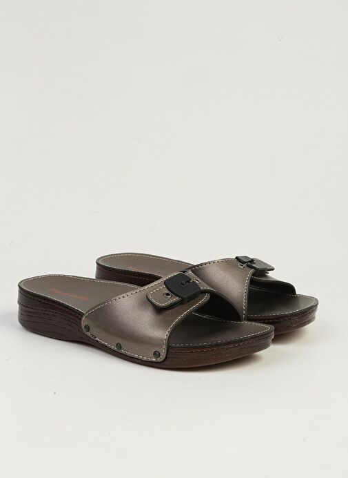 Pierre Cardin Gri Kadın Terlik PC-7265 - Görsel 3