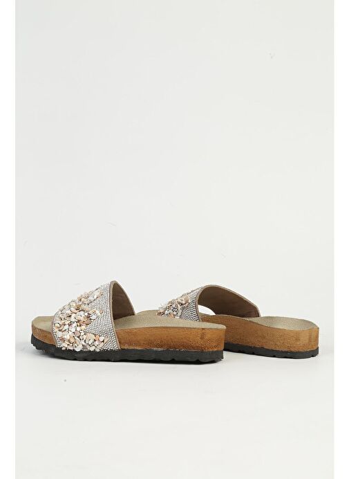 Pierre Cardin Bej Kadın Terlik PC-7301 - Görsel 4