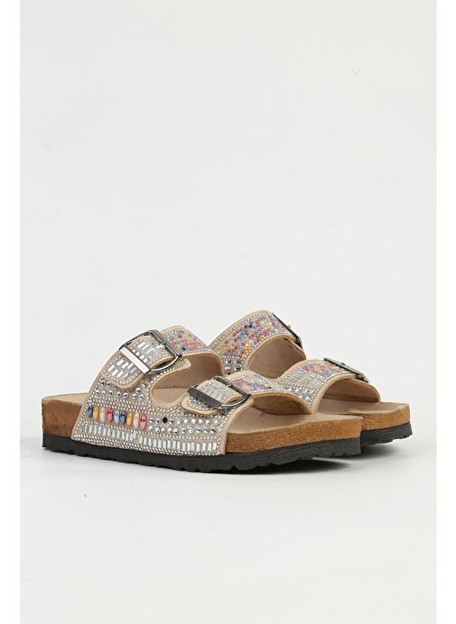 Pierre Cardin Bej Kadın Terlik PC-7303-Bej - Görsel 3