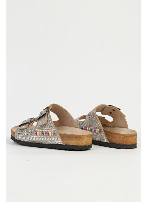 Pierre Cardin Bej Kadın Terlik PC-7303-Bej - Görsel 4