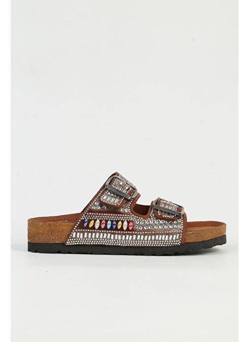 Pierre Cardin Taba Kadın Terlik PC-7303-Taba - Görsel 2