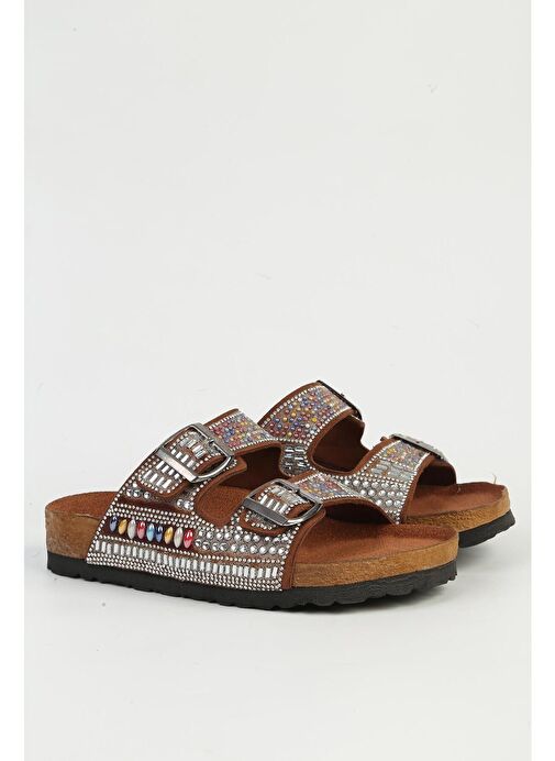 Pierre Cardin Taba Kadın Terlik PC-7303-Taba - Görsel 3