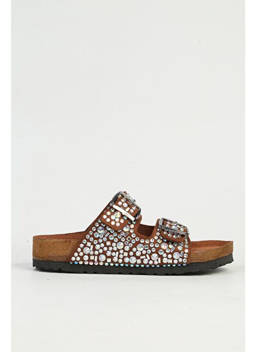 Pierre Cardin Taba Kadın Terlik PC-7304 - Görsel 2