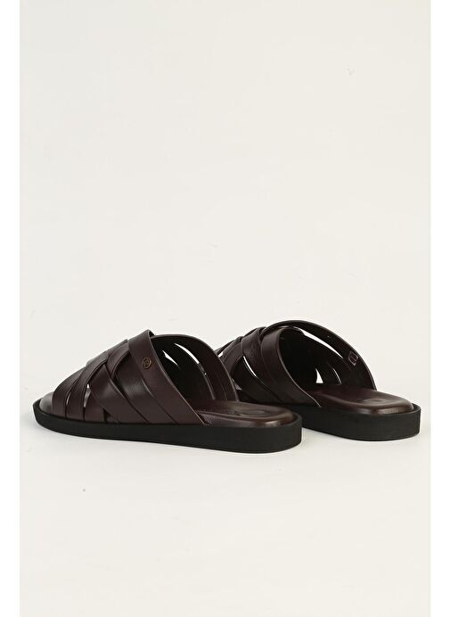 Pierre Cardin Kahverengi Erkek Terlik PC-7318-Kahve - Görsel 4