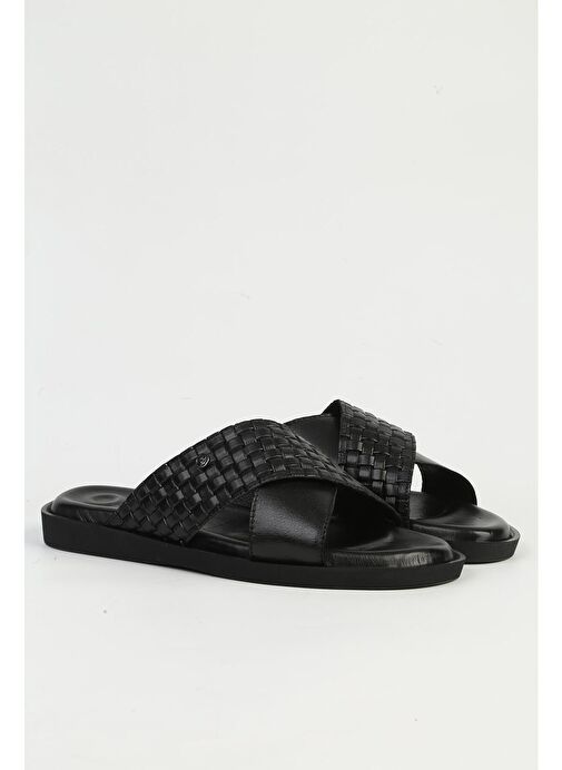 Pierre Cardin Siyah Erkek Terlik PC-7341-Siyah - Görsel 3