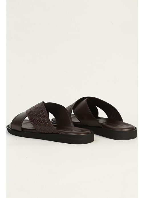 Pierre Cardin Kahverengi Erkek Terlik PC-7341-Kahve - Görsel 4