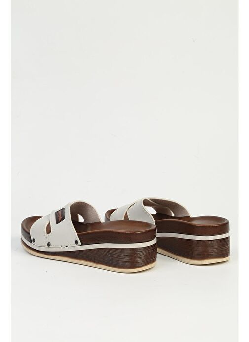 Pierre Cardin® | PC-7419 - 3485 Gri - Kadın Terlik - Görsel 4