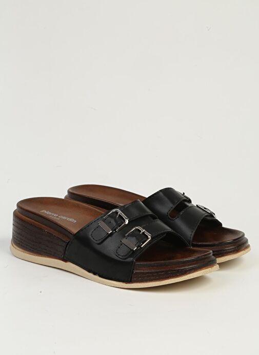 Pierre Cardin Siyah Kadın Terlik PC-7420 - Görsel 3