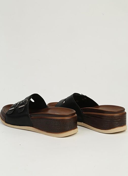 Pierre Cardin Siyah Kadın Terlik PC-7420 - Görsel 4
