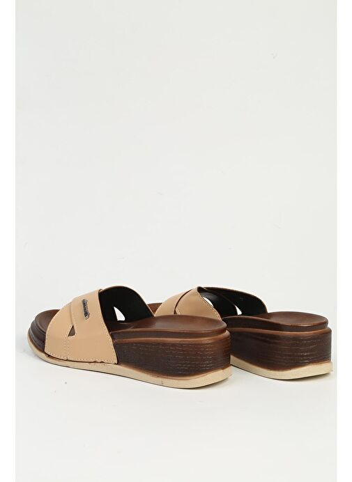 Pierre Cardin® | PC-7423 - 3485 Bej Kadın Terlik - Görsel 4