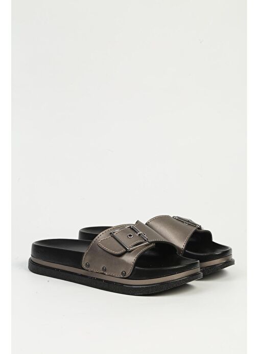 Pierre Cardin® | PC-7424 - 3485 Platin - Kadın Terlik - Görsel 3