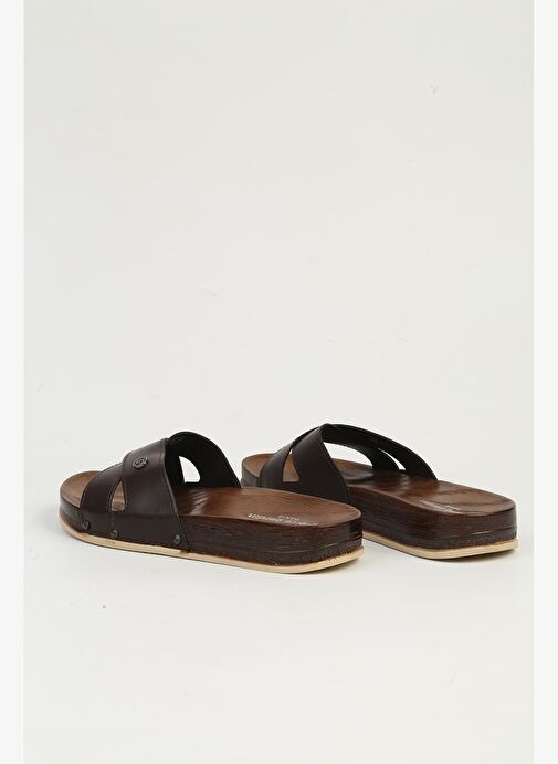 Pierre Cardin Kahve Kadın Terlik PC-7425 - Görsel 4