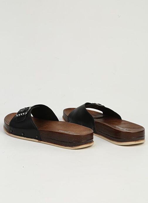 Pierre Cardin Siyah Kadın Terlik PC-7426 - Görsel 4