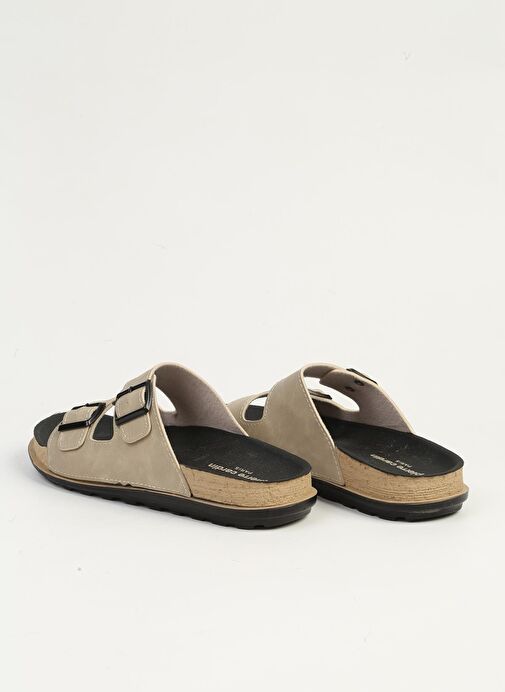 Pierre Cardin Krem Kadın Terlik PC-7428 - Görsel 4