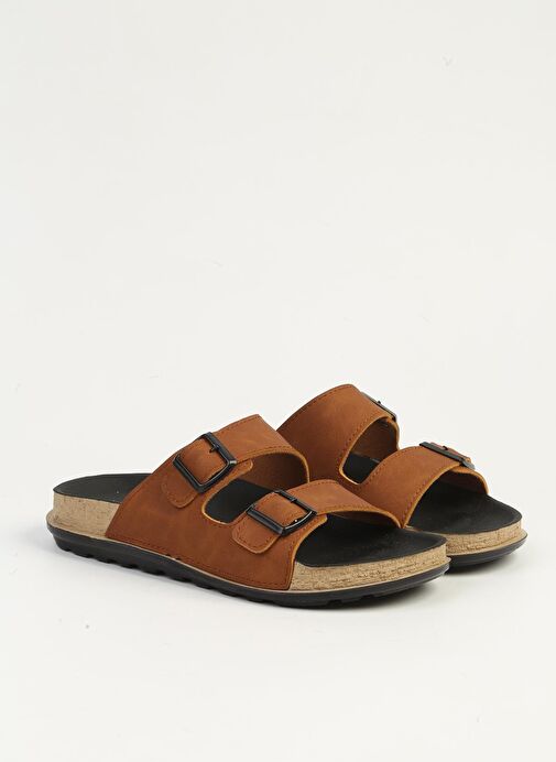 Pierre Cardin Taba Kadın Terlik PC-7428 - Görsel 3