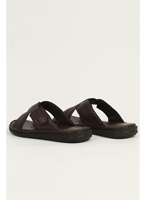 Pierre Cardin Kahverengi Erkek Terlik PC-7450-Kahve - Görsel 4