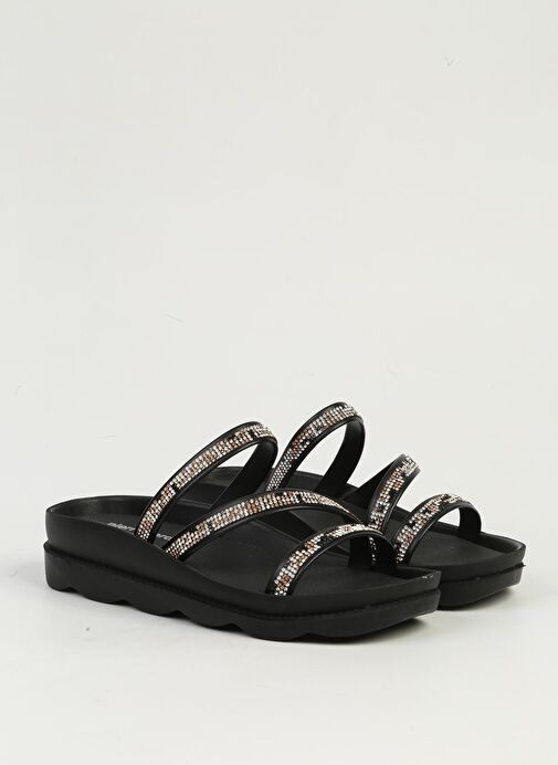 Pierre Cardin Siyah Kadın Terlik PC-7489 - Görsel 3