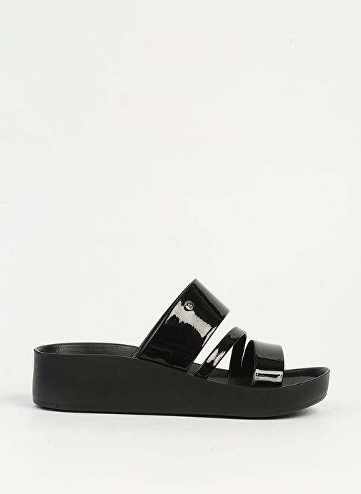 Pierre Cardin Siyah Rugan Kadın Topuklu Terlik PC-7497 - Görsel 2