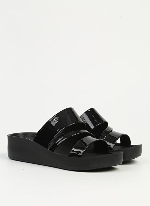 Pierre Cardin Siyah Rugan Kadın Topuklu Terlik PC-7497 - Görsel 3