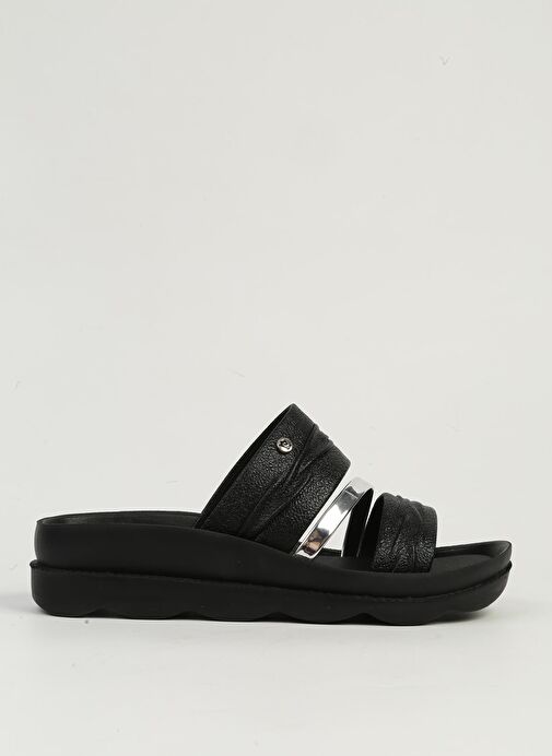 Pierre Cardin Siyah Kadın Terlik PC-7523 - Görsel 2