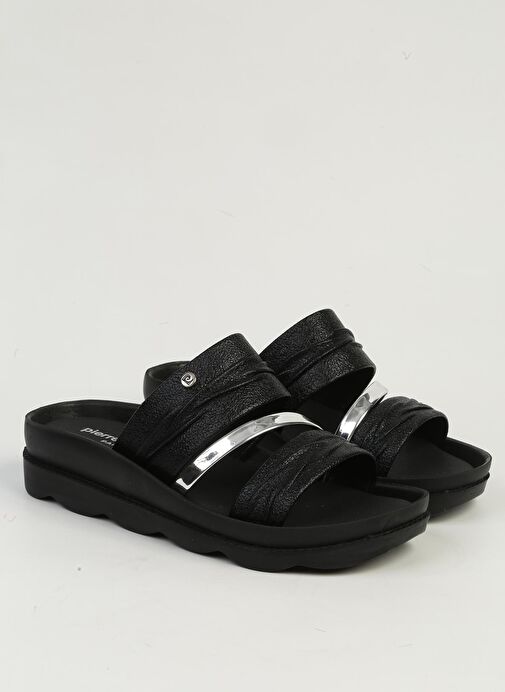Pierre Cardin Siyah Kadın Terlik PC-7523 - Görsel 3