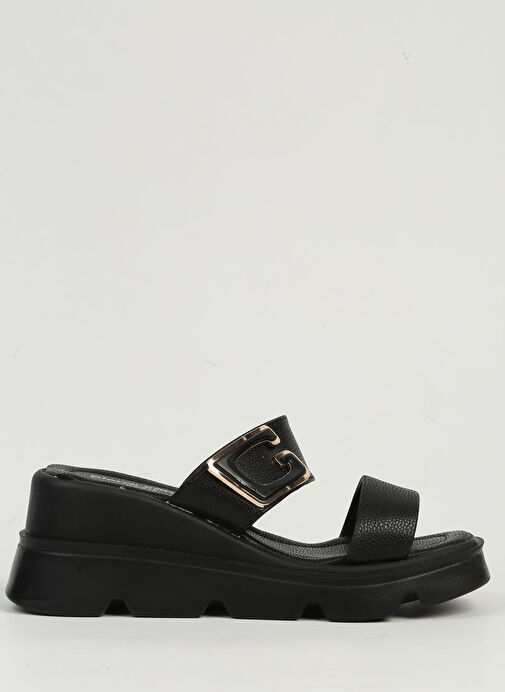 Pierre Cardin Siyah Kadın Terlik PC-7528 - Görsel 2