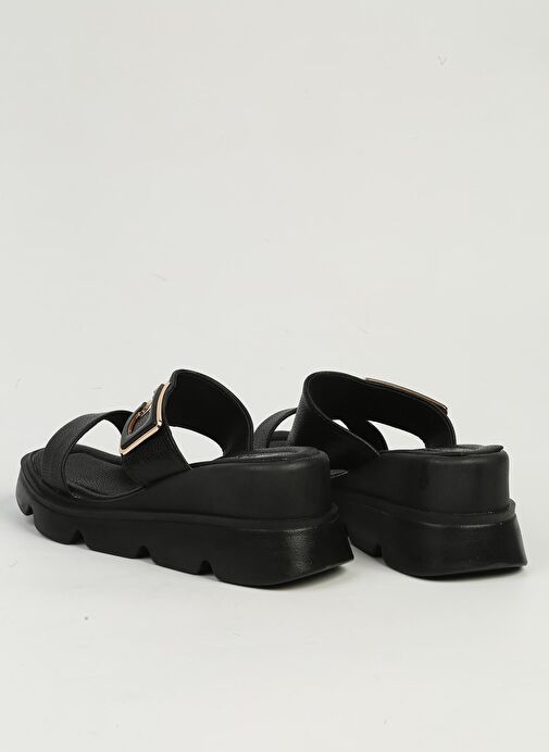 Pierre Cardin Siyah Kadın Terlik PC-7528 - Görsel 4