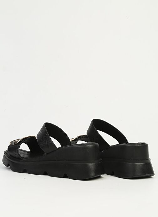 Pierre Cardin Siyah Kadın Topuklu Terlik PC-7531 - Görsel 4