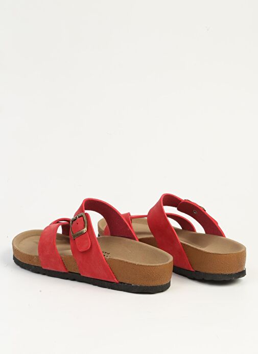 Pierre Cardin Kırmızı Kadın Terlik PC-7547 - Görsel 4