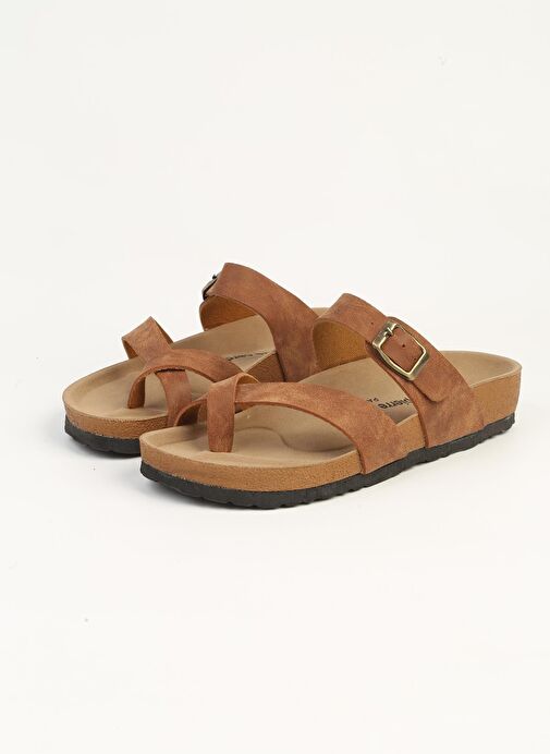 Pierre Cardin Taba Kadın Terlik PC-7547 - Görsel 3