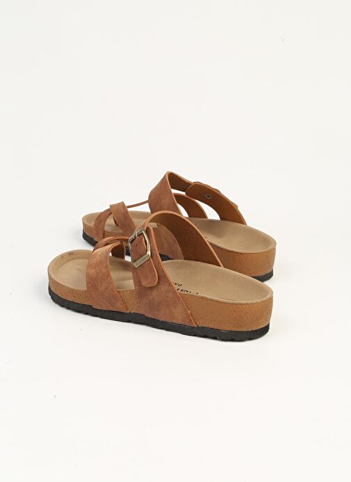 Pierre Cardin Taba Kadın Terlik PC-7547 - Görsel 4