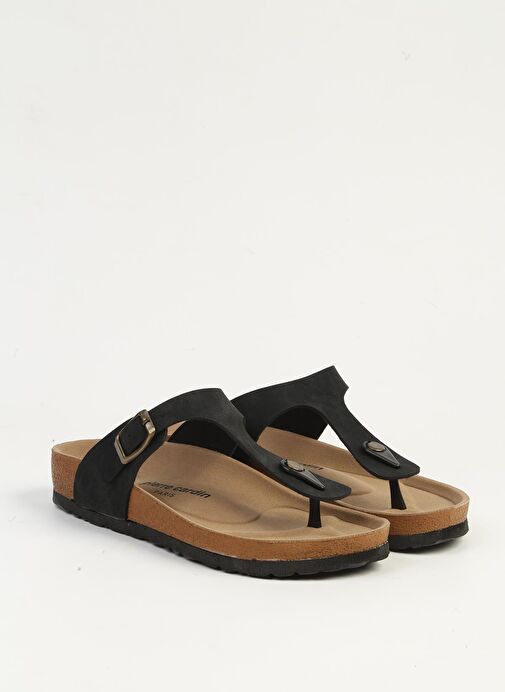 Pierre Cardin Siyah Kadın Terlik PC-7548 - Görsel 3