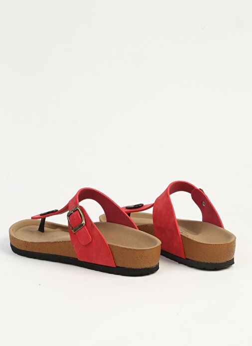 Pierre Cardin Kırmızı Kadın Terlik PC-7548 - Görsel 4