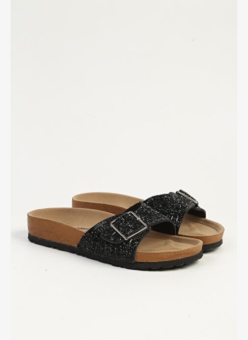 Pierre Cardin Siyah Kadın Terlik PC-7553 - Görsel 3