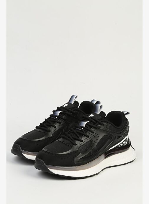 Pierre Cardin Siyah Beyaz Erkek Spor Ayakkabı İTHAL PCI-10105 - Görsel 5