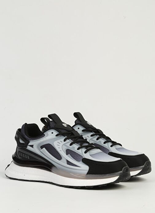 Pierre Cardin Gri Siyah Erkek Spor Ayakkabı İTHAL PCI-10105 - Görsel 3