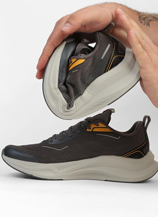 Pierre Cardin Füme Erkek Spor Ayakkabı İTHAL PCI-11324 - Görsel 4