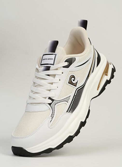 Pierre Cardin Beyaz Siyah Erkek Spor Ayakkabı İTHAL PCI-11349 - Görsel 6