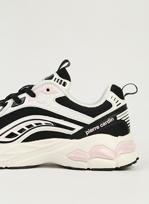 Pierre Cardin Beyaz Siyah Kadın Spor Ayakkabı İTHAL PCI-11369 - Görsel 3