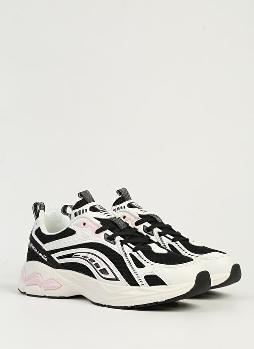 Pierre Cardin Beyaz Siyah Kadın Spor Ayakkabı İTHAL PCI-11369 - Görsel 4