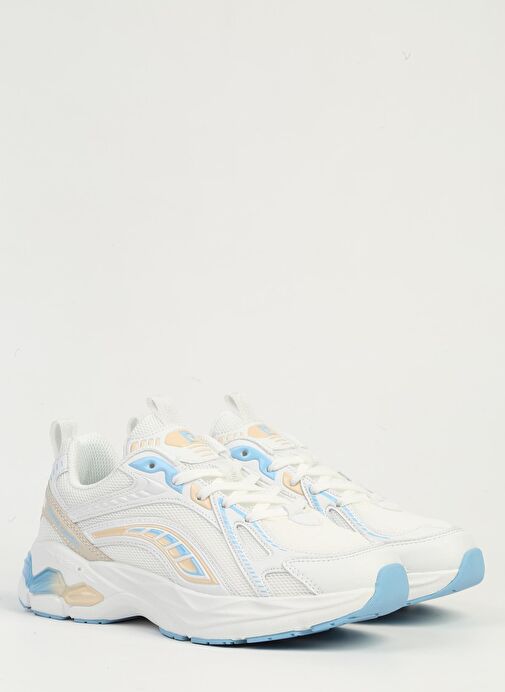 Pierre Cardin Beyaz Mavi Kadın Spor Ayakkabı İTHAL PCI-11369 - Görsel 4